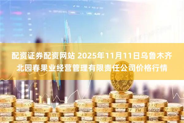 配资证券配资网站 2025年11月11日乌鲁木齐北园春果业经营管理有限责任公司价格行情